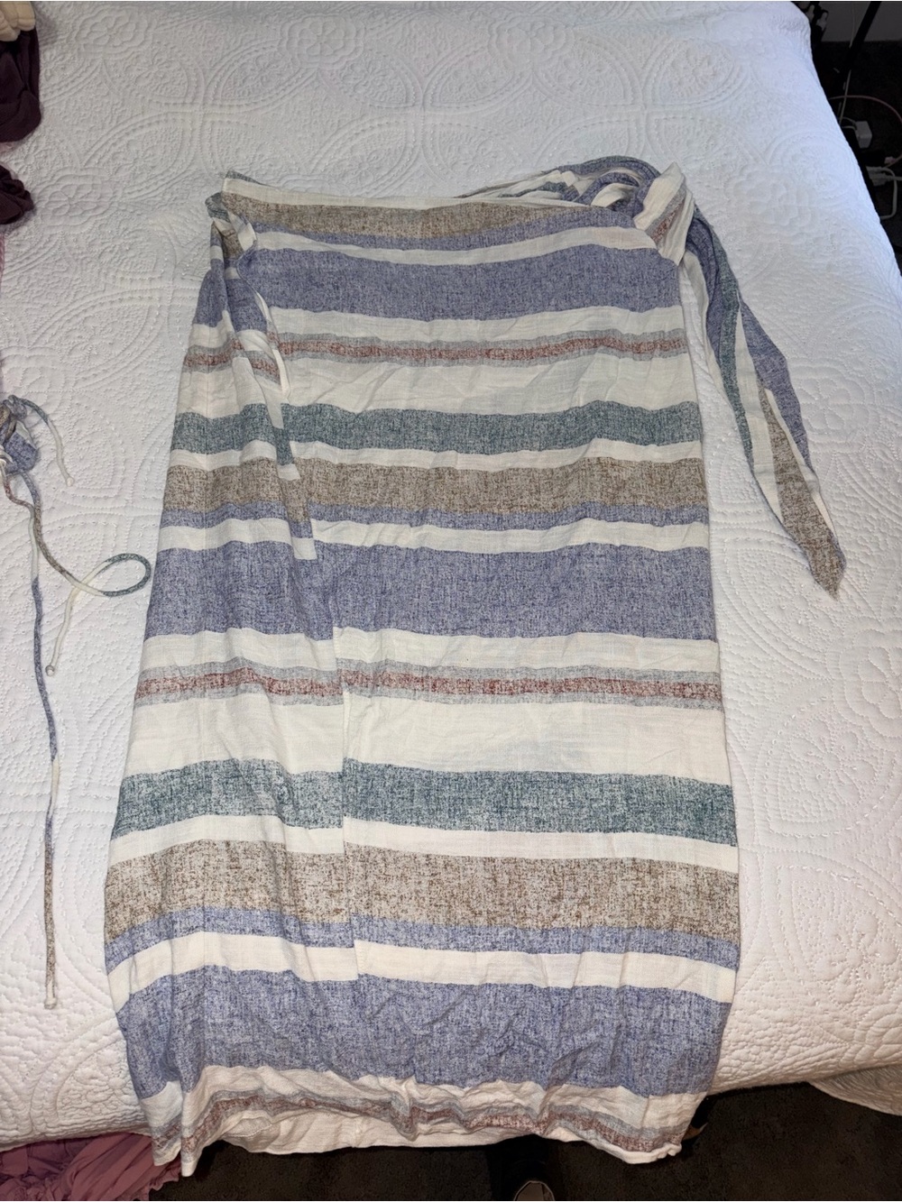 Zara Striped Halter Crop and Skirt Set